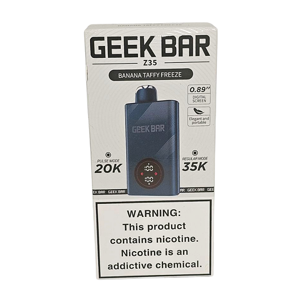 Pod Descartavel Geek Bar Z35 - Banana Taffy Freeze