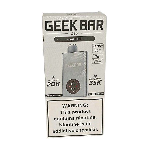 Pod Descartavel Geek Bar Z35 - Grape Ice