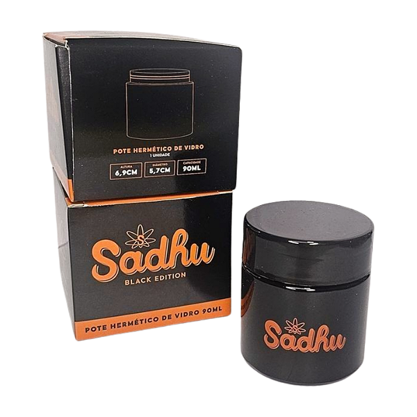 Pote Hermetico de Vidro Sadhu - 90ml