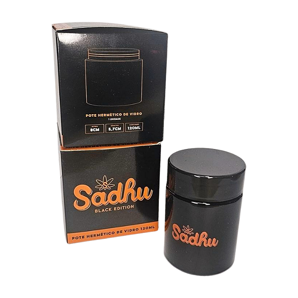 Pote Hermetico de Vidro Sadhu - 120ml