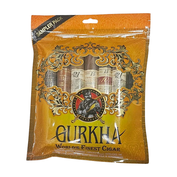 Kit Charuto Gurkha World's Finest Cigar - 6 Cigars