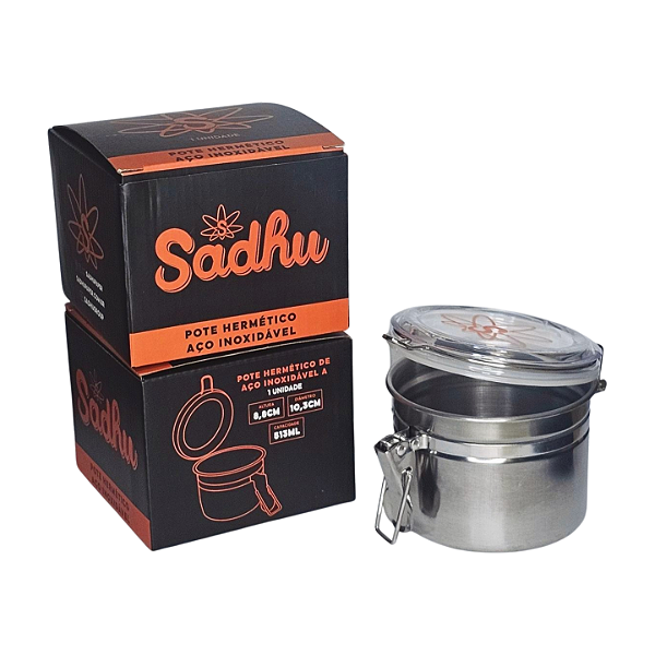 Pote Hermetico de Aço Inoxidavel A Sadhu - 513ml