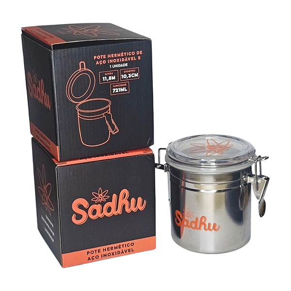 Pote Hermetico Aço Inoxidavel B Sadhu - 721ml