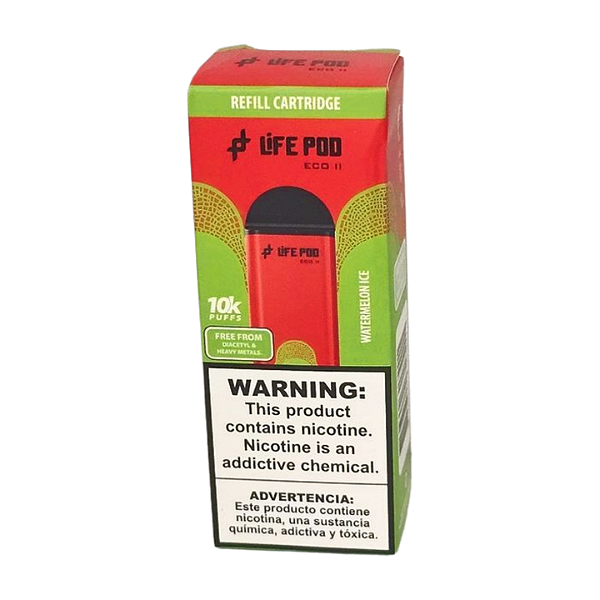 Refil Life Pod Eco II 10.000 Puff - Watermelon Ice