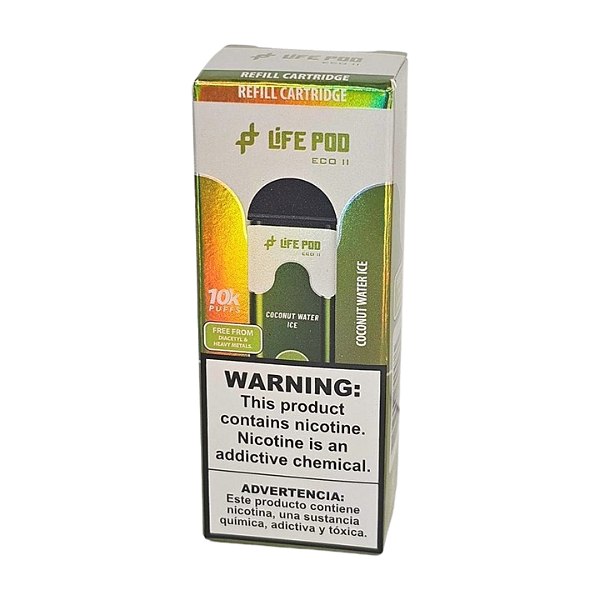 Refil Life Pod Eco II 10.000 Puff - Coconut Water Ice