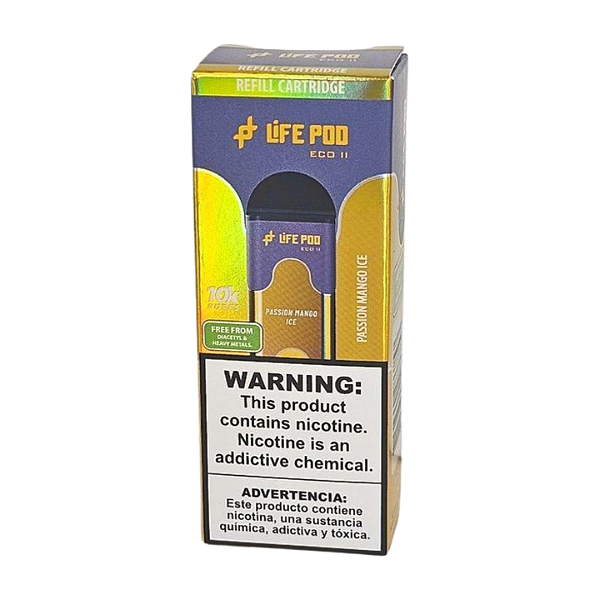 Refil Life Pod Eco II 10.000 Puff - Passion Mango Ice