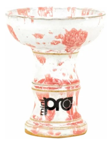 Rosh Pro Hookah Mini - Branco com Manchas Rosas