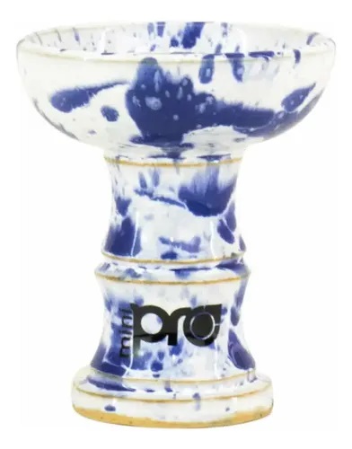 Rosh Pro Hookah Mini - Branco com Manchas Azuis