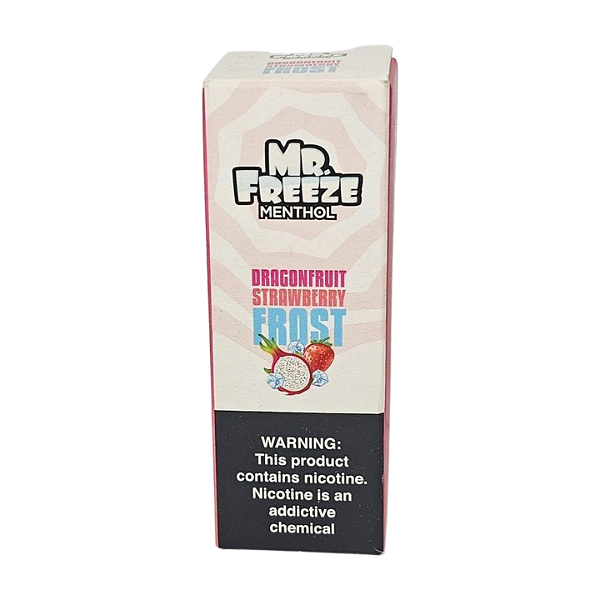 Líquido Nicsalt Mr. Freeze Menthol - Dragonfruit Strawberry Frost 50mg - 30ml