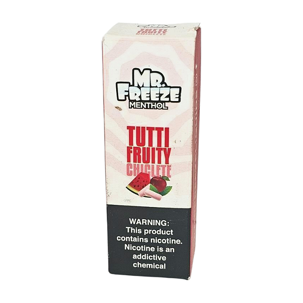Líquido Nicsalt Mr. Freeze Menthol - Tutti Fruity Chiclete 50mg - 30ml
