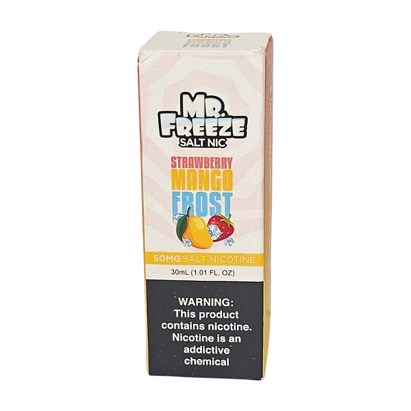 Líquido Nicsalt Mr. Freeze Salt Nic- Strawberry Mango Frost 50mg - 30ml