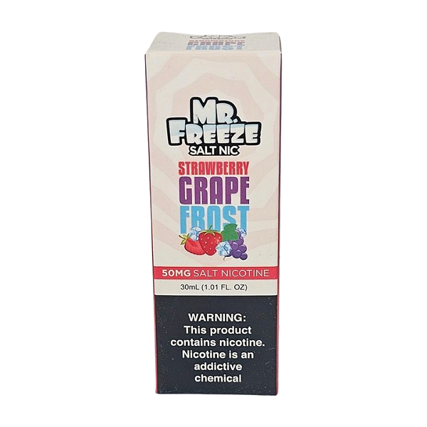 Líquido Nicsalt Mr. Freeze Salt Nic- Strawberry Grape Frost 50mg - 30ml