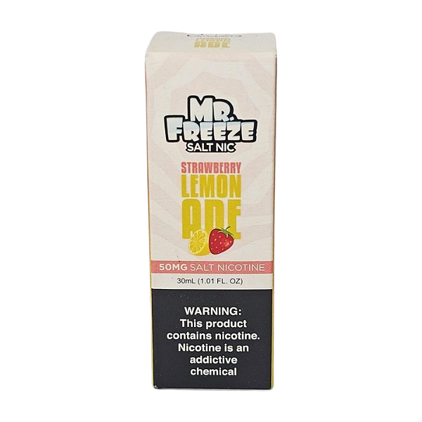 Líquido Nicsalt Mr. Freeze Salt Nic- Strawberry Lemonade 50mg - 30ml