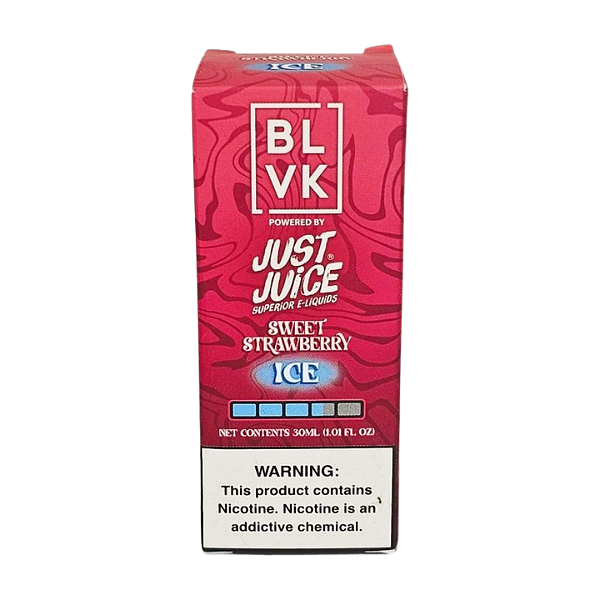 Líquido Juice Nicsalt BLVK Just Juice Pod - Sweet Strawberry Ice 35mg - 30ml