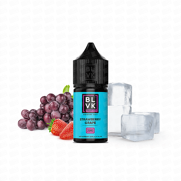 Líquido Juice Nicsalt BLVK Fruit Ice Pod - Strawberry Grape 50mg - 30ml