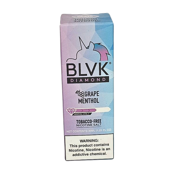 Líquido Juice Nicsalt BLVK Diamond Pod - Grape Menthol 50mg - 30ml