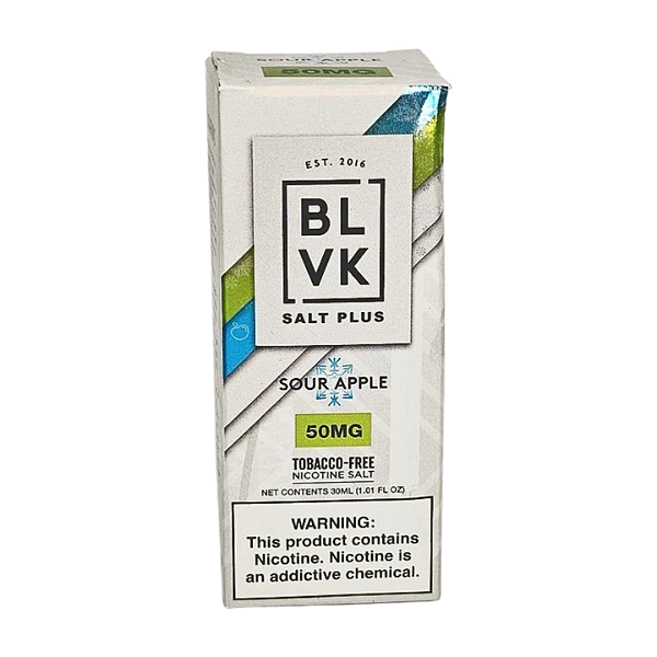 Líquido Juice Nicsalt BLVK Plus Pod - Sour Apple 50mg - 30ml