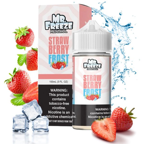 Líquido Juice Mr. Freeze - Strawberry Frost 3mg - 100ml
