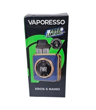 Pod Vaporesso XROS 5 Nano: Blue Leatherette