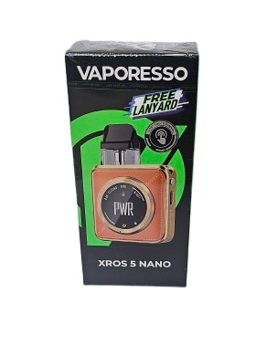 Pod Vaporesso XROS 5 Nano: Orange Leatherette