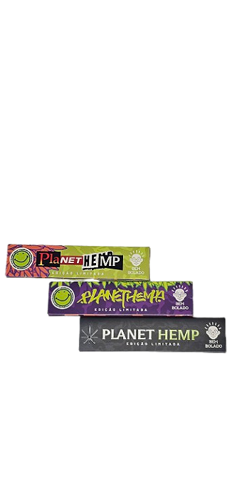 Kit 3 Sedas Bem Bolado Planet Hemp - King Size