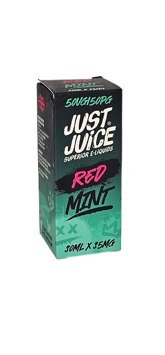Líquido Juice Nicsalt Just Juice Pod - Red Mint 35mg - 30ml