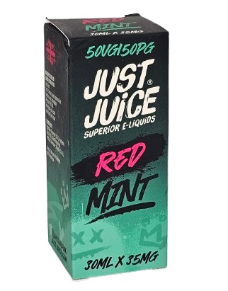 Líquido Juice Nicsalt Just Juice Pod - Red Mint 35mg - 30ml