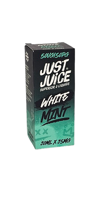 Líquido Juice Nicsalt Just Juice Pod - White Mint 35mg - 30ml