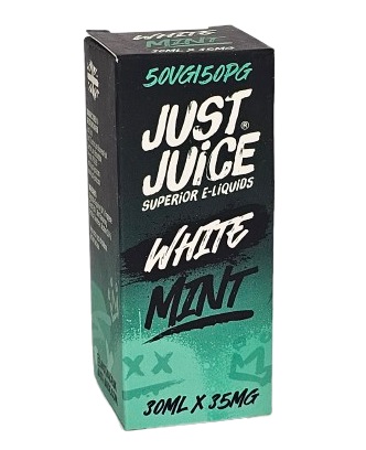 Líquido Juice Nicsalt Just Juice Pod - White Mint 35mg - 30ml
