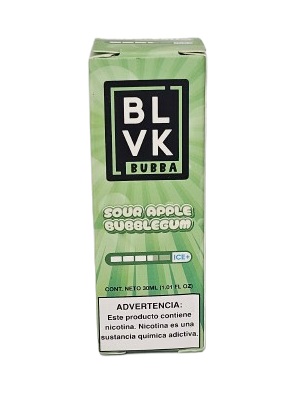 Líquido Juice Nicsalt BLVK Bubba Pod - Sour Apple Bubblegum 35mg - 30ml