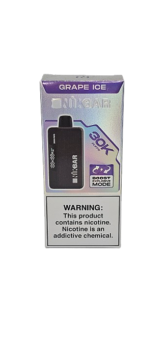 Pod Descartavel Nikbar 30.000 puff - Grape Ice