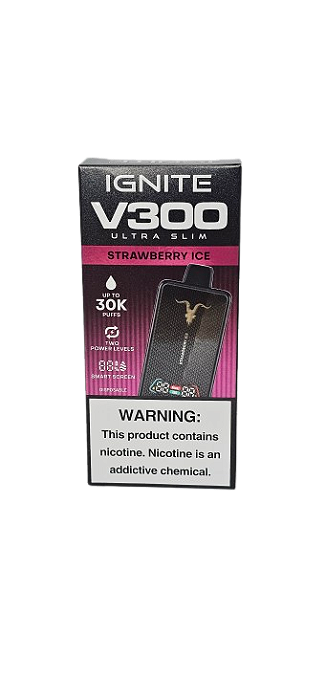 Pod Descartavel Ignite V300 Ultra Slim - Strawberry Ice