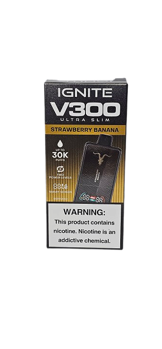 Pod Descartavel Ignite V300 Ultra Slim - Strawberry Banana