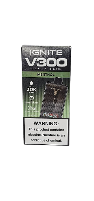 Pod Descartavel Ignite V300 Ultra Slim - Menthol