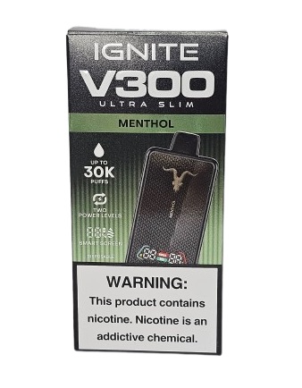 Pod Descartavel Ignite V300 Ultra Slim - Menthol
