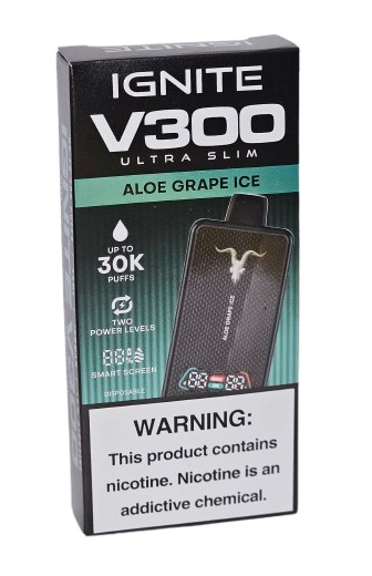 Pod Descartavel Ignite V300 Ultra Slim - Aloe Grape Ice