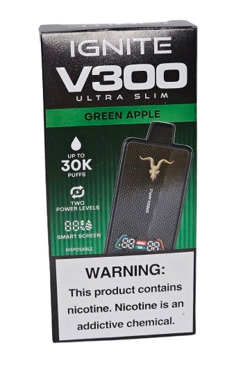 Pod Descartavel Ignite V300 Ultra Slim - Green Apple