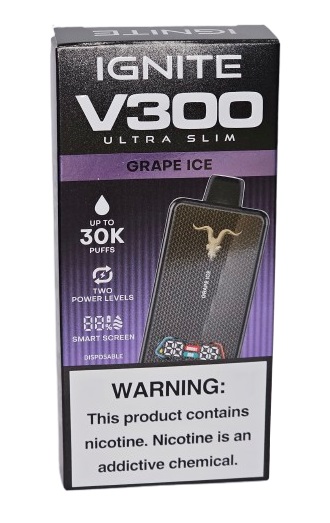 Pod Descartavel Ignite V300 Ultra Slim - Grape Ice