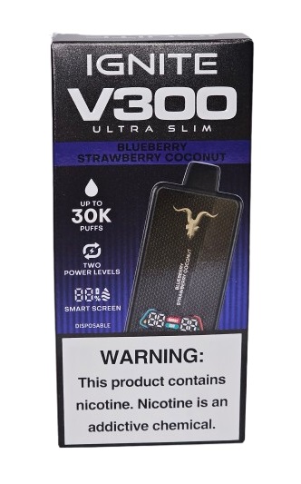 Pod Descartavel Ignite V300 Ultra Slim - Blueberry Strawberry Coconut