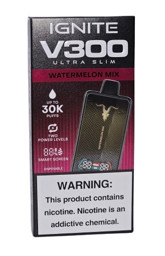 Pod Descartavel Ignite V300 Ultra Slim - Watermelon Mix