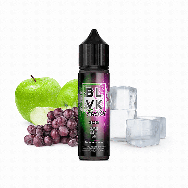 Líquido Juice BLVK Fusion 60ml 3mg - Grape Apple Ice