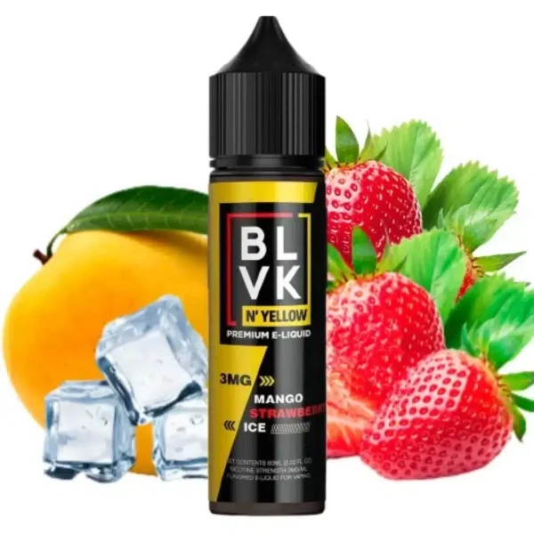 Líquido Juice BLVK N° Yellow 60ml 3mg - Mango Strawberry Ice