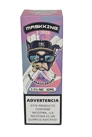 Liquido Juice Nicsalt Maskking - Mint Peach Grape Ice 35mg