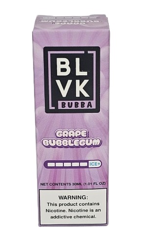 Líquido Juice Nicsalt BLVK Bubba Pod - Grape Bubblegum 50mg - 30ml