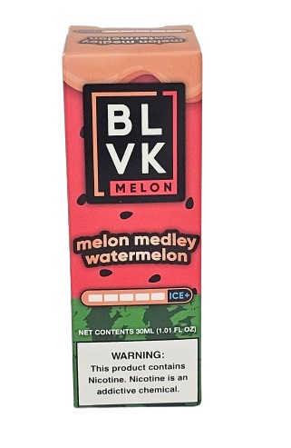 Líquido Juice Nicsalt BLVK Melon Pod - Melon Medley Watermelon 50mg - 30ml