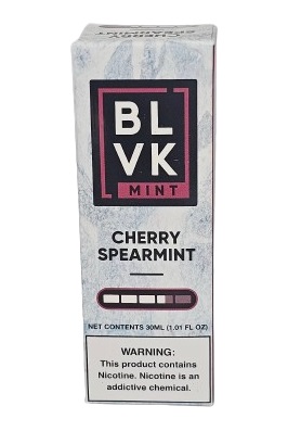 Líquido Juice Nicsalt BLVK Mint Pod - Cherry Spearmint 35mg - 30ml