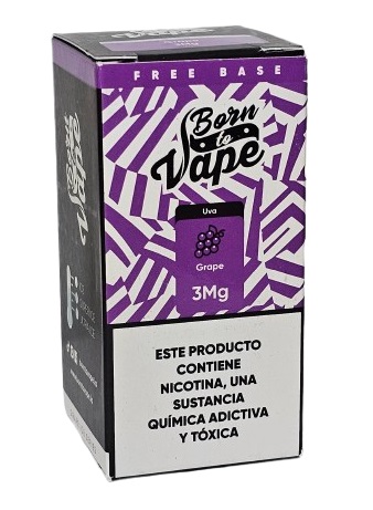 Líquido Juice Born To Vape - Grape 3mg - 60ml