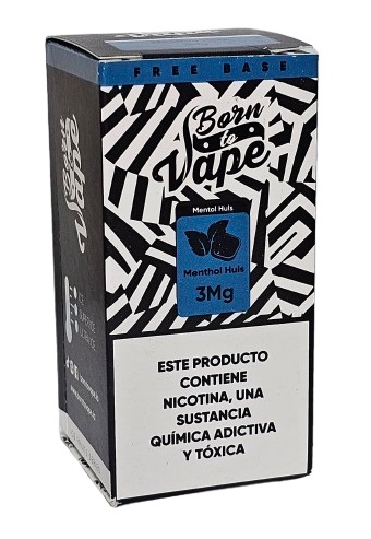 Líquido Juice Born To Vape - Menthol Huls 3mg - 60ml