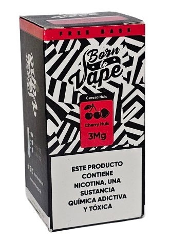 Líquido Juice Born To Vape - Cherry Huls 3mg - 60ml