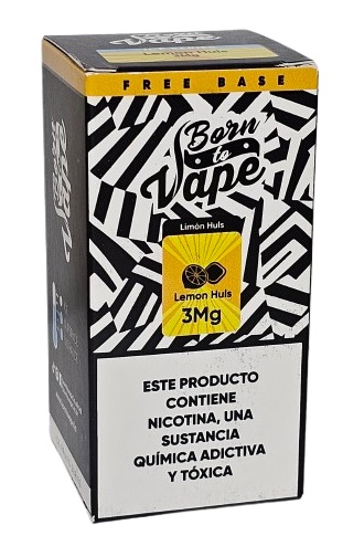 Líquido Juice Born To Vape - Lemon Huls 3mg - 60ml